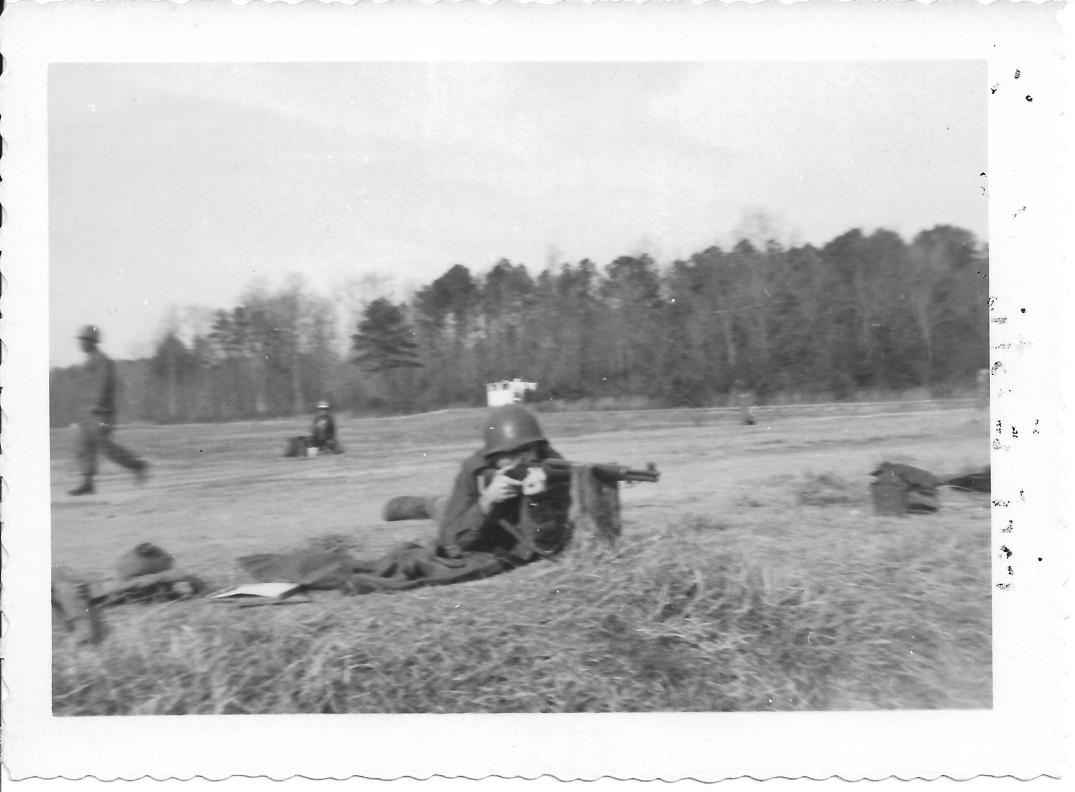 12 MASH Don Feeney firing range, Ft Eustis, VA 1952