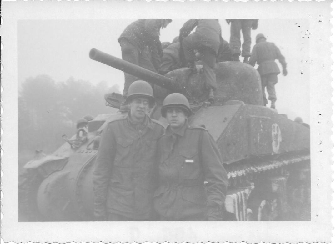 22 MASH Andy L and Bernie F, Ft Eustis, VA 1952