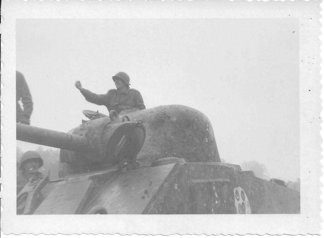 24 MASH Don Feeney, Sherman Tank, Ft Eustis, VA 1952