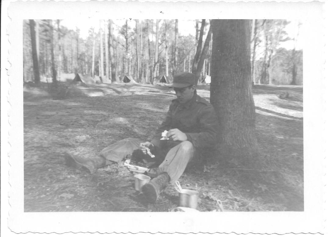 29 MASH Bernie Fischer, bivouac, Ft Eustis, January 1953