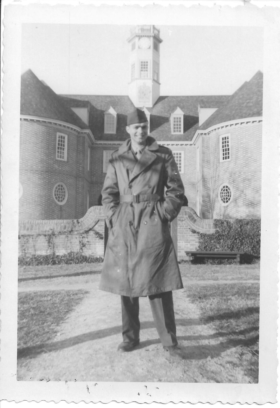 33 MASH Don Feeney, Williamsburg, VA 1952