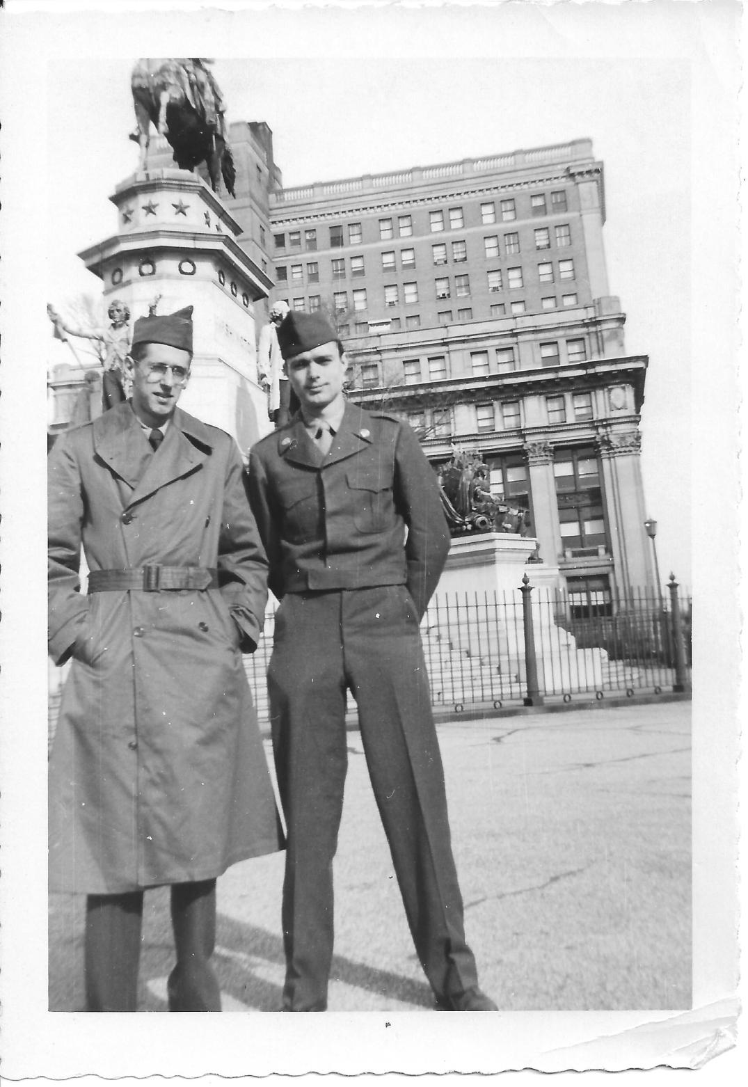 39 MASH Andy Luftig and Don Feeney, Richmond, VA 1952