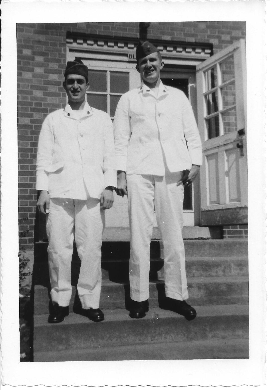 48 MASH Chuck Mazzone and Carl Olsen at Walter Reed, May 1953